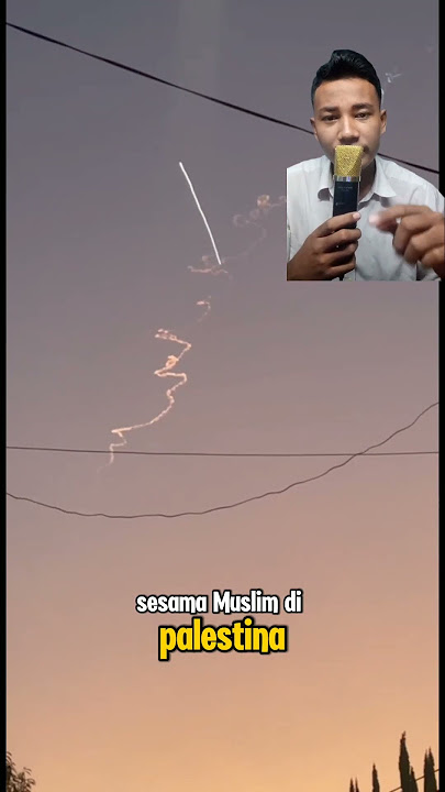 🔥Rudal iran menari nari diatas langit palestina
