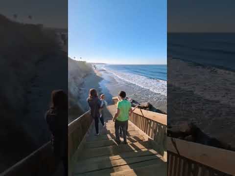 Video: Stovyklavietė San Diego San Elijo valstijos paplūdimyje