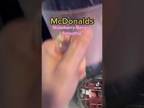 McDonald’s Strawberry Banana Smoothie