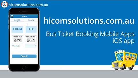 Bus Ticket Booking ios app source code for sale