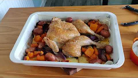 Cooking a Spatchcock Roast Chicken with Profession...