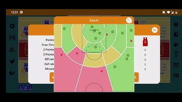 Basketball Stats Assistant - Track game stats (drag and drop)