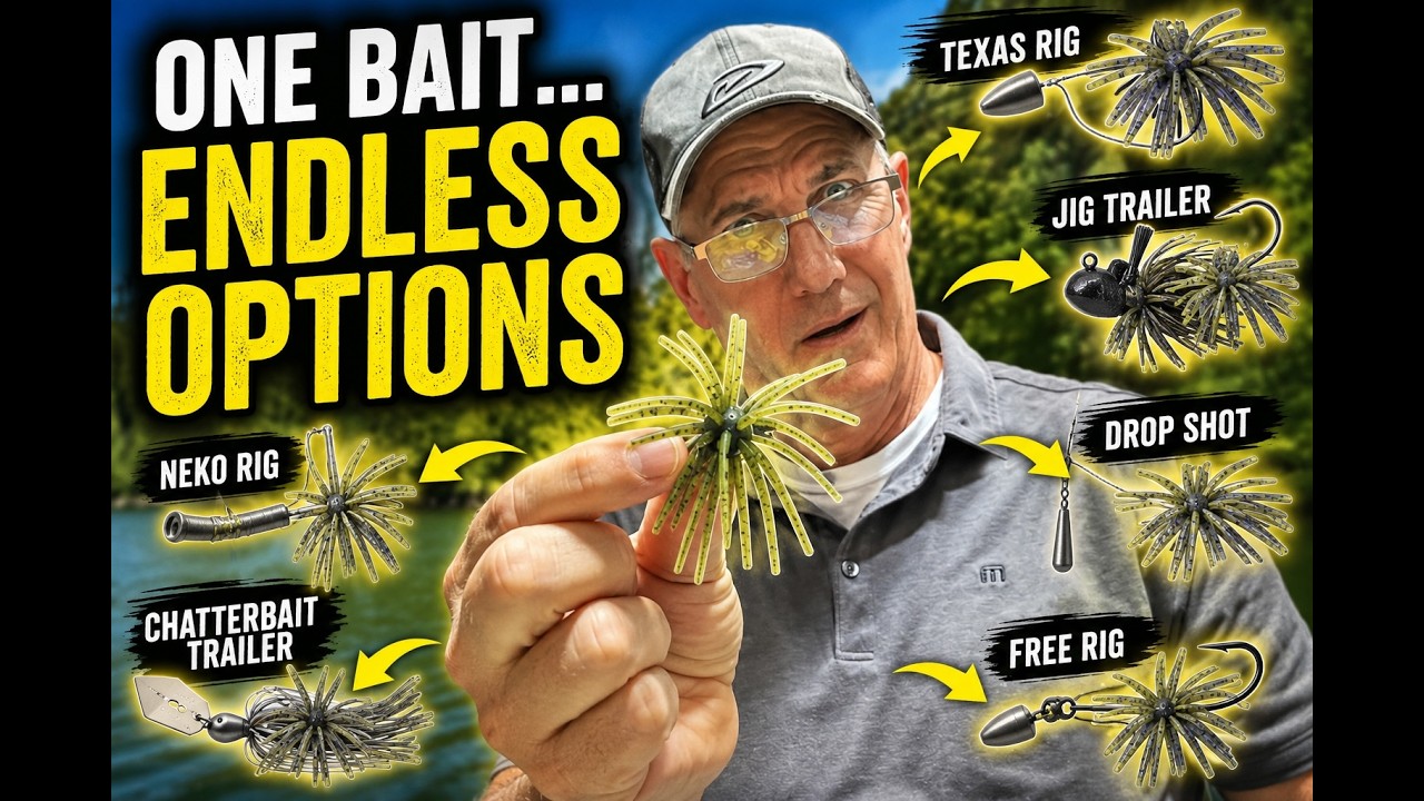 One Bait …   Endless Bass Fishing Options