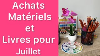 (Haul )mes achats de matériels et livres pour Juillet
