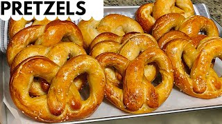 Pretzels  caseros sin batidora