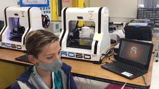 How to 3d print using a Robo 3d printer.