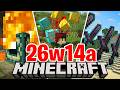 NUOVO INVENTARIO, SPADE VOLANTI e BLOCCHI VIVENTI - Minecraft ITA Snapshot 26w14a