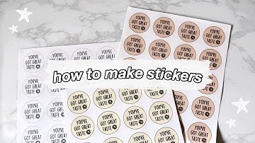 HOW TO MAKE STICKERS (with your Cricut!) // DIY Stickers with Cricut + BIG ANNOUNCEMENT!!!!