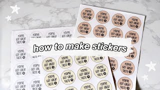 HOW TO MAKE STICKERS (with your Cricut!) // DIY Stickers with Cricut + BIG ANNOUNCEMENT!!!! screenshot 4