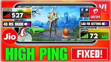 GET 20 MS PING IN BGMI😱| *LAG* HIGH PING PROBLM FIXED | JIO, AIRTEL, VI HIGH PING SOLUTION🔥HIGH PING