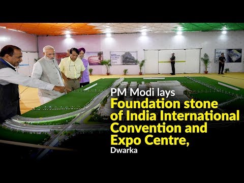 PM Modi lays foundation stone of India International Convention and Expo Centre, Dwarka