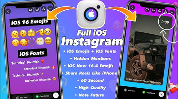 Full iOS Instagram || All Features Explained || IOS Emojis + Fonts + Reels + Remention 🔥