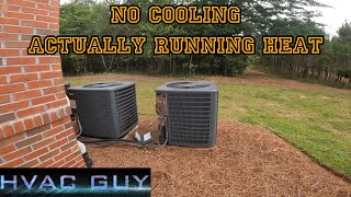 It’s Not Only Not Cooling, It’s Blowing Hot Air! #hvacguy #hvaclife