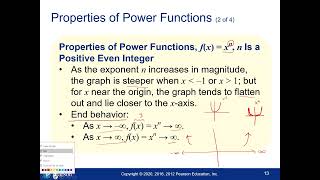 Intro to Polynomial Functions (Part 1) - Power Functions & Transformations