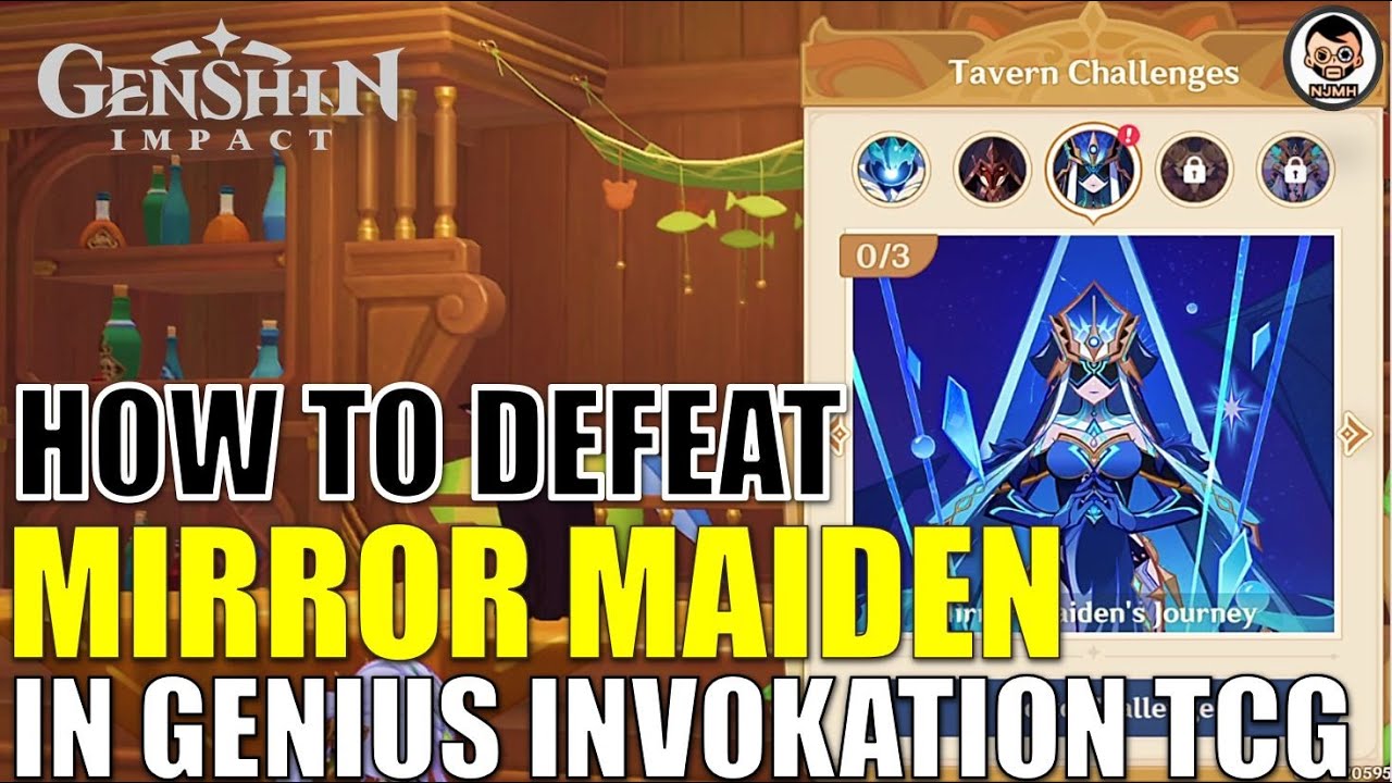 [Easy Guide] How to defeat MIRROR MAIDEN in Genius Invokation TCG