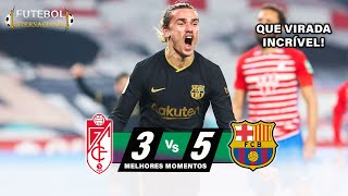 Granada 3 x 5 Barcelona | Melhores Momentos | HD 03/02/2021