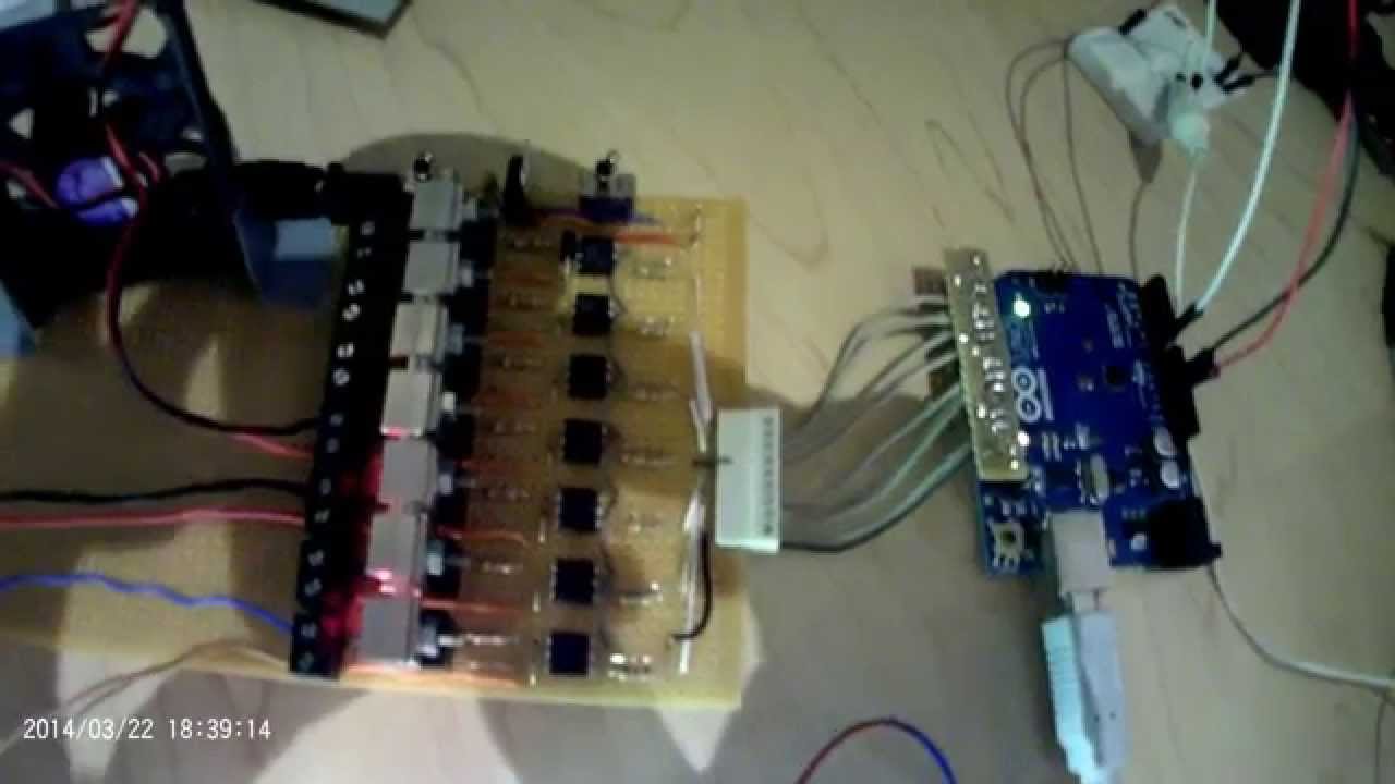 LEDLampe MOSFET Aquarium Arduino LED Driver with Optokoppler high
