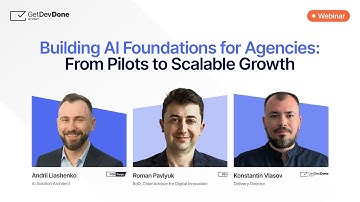 Building AI foundations for agencies: from pilots to dcalable growth | Online AI Impact Series