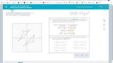 Writing a rule to describe a reflection