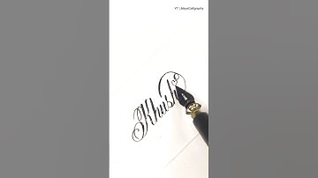 Comment Your Name | Khushi in cursive #calligraphy #handwriting #shortsfeed #shorts