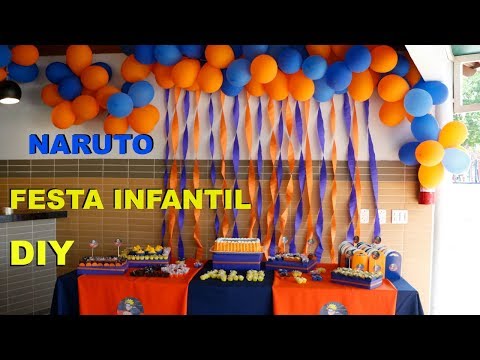 DIY Anime Naruto Balão Completo para Crianças, Material para Festa,  Decoração de Festa de Aniversário, Balões, Presente para Crianças -  AliExpress