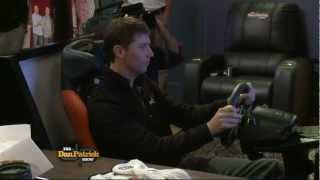 Denny Hamlin on Nascar Simulator