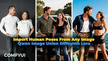 Import Human Poses From Any Image | Qwen Image In Context Control Union ComfyUI Tutorial