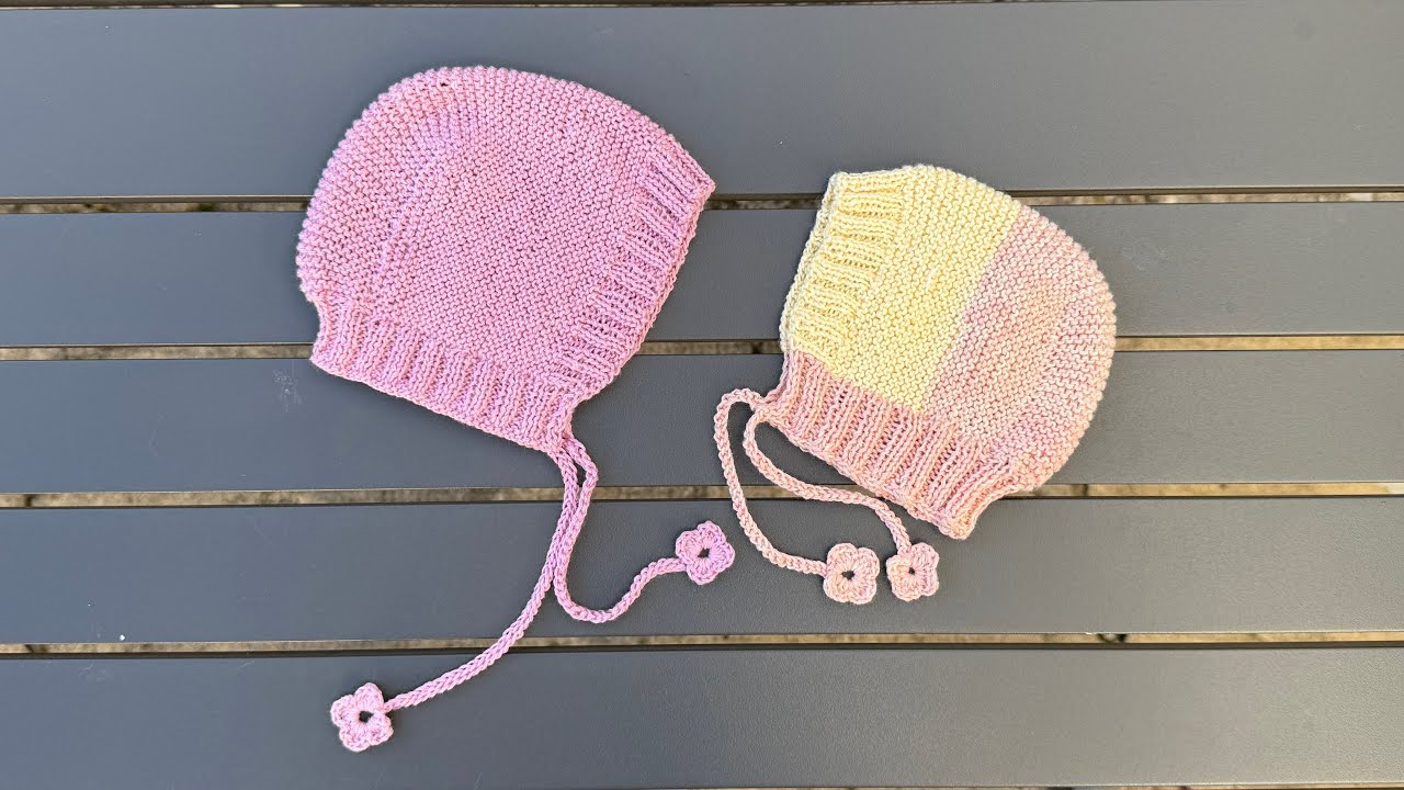 Babyhaube (Erstlingsmütze) stricken