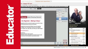 "Organizer: Import & Sort" | Adobe Photoshop Elements 11 with Educator.com