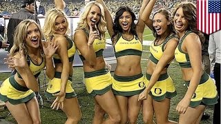 University of Oregon cheerleaders are being called