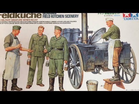 FELDKUCHE GERMAN FIELD KITCHEN SCENERY SCALA 1/35 TAMIYA | ep.48