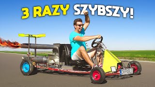 Sprawdzamy maksymalną prędkość GOKARTA - silnik PULSACYJNY vs ELEKTRYCZNY 🏎️ 🔥