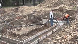 Solar Powered House: Pouring the Basement