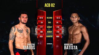 Кристос Гиагос vs. Хердесон Батиста | Christos Giagos vs. Herdeson Batista | ACB 82