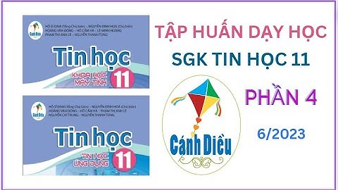 Tập huấn sử dụng SGK Tin học 11 Cánh Diều P4 [21/6/2023] | Thầy Hồ Sĩ Đàm