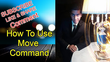 how to use move command in autocad