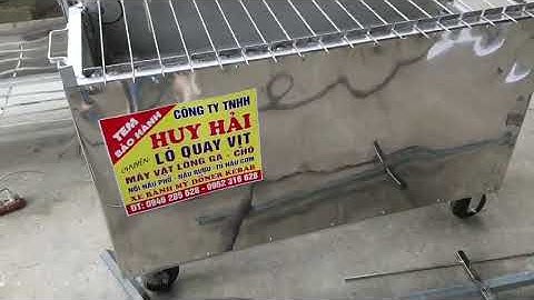 Lò Nướng Thịt Bằng Than Tự Quay Thiết Bị Thiết Yếu Cho Các Quán Nướng