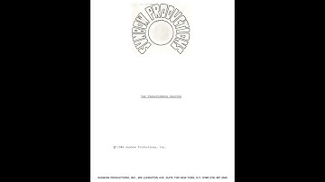 The Transformers The Movie: the very first script revealed.