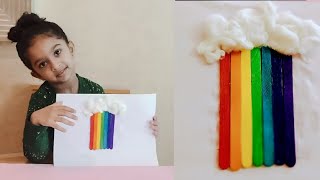 Kids DIY activities | Rainbow making by kids | Preschool Activities