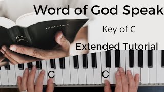 Word of God Speak Mercy Me (Key of C)//Extended Content