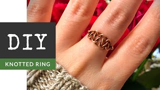 How To Make A Knotted Wire Wrapped Ring