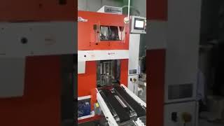 NEWSPAPER COMPENSATING COUTER STACKER WITH CONVEYOR SYSTEM WITH HILINE 45000 CPH PRESS