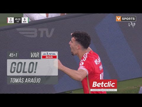Golo Tomás Araújo: Benfica (2)-0 Moreirense (Liga 23/24 #29)