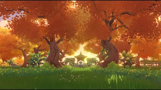 Genshin Housing "Park" showcase With replica code NA Server