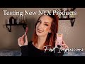Trying out NEW Products from NYX | First Impressions | Bree Marie Beauty