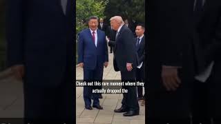 US-China Historic Handshake #usa #news #trump #oilcrisis #economy #china