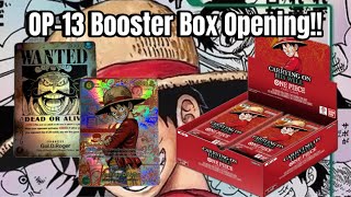 My first booster box of OP-13 | One Piece Card Game