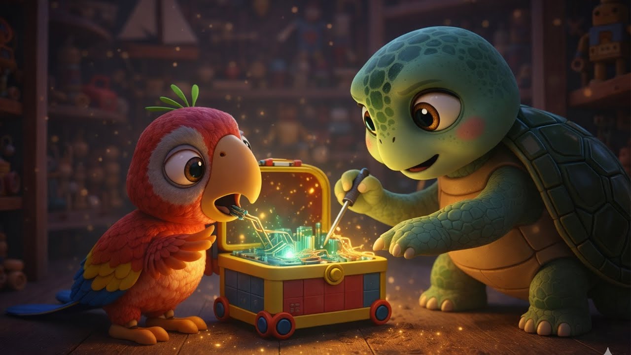 A Creepy Toy Mystery Solved by Bella the Turtle | बच्चों की रहस्य कहानी | बोलते खिलौने |