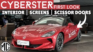 MG Cyberster First Look│POV Detail Walkthrough│Interior Screens & Functions