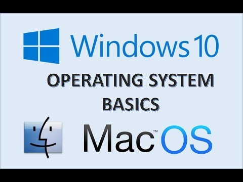 Computer Fundamentals - Windows 10 & Mac OS X - How to Use MS Microsoft and Apple Operating Systems
